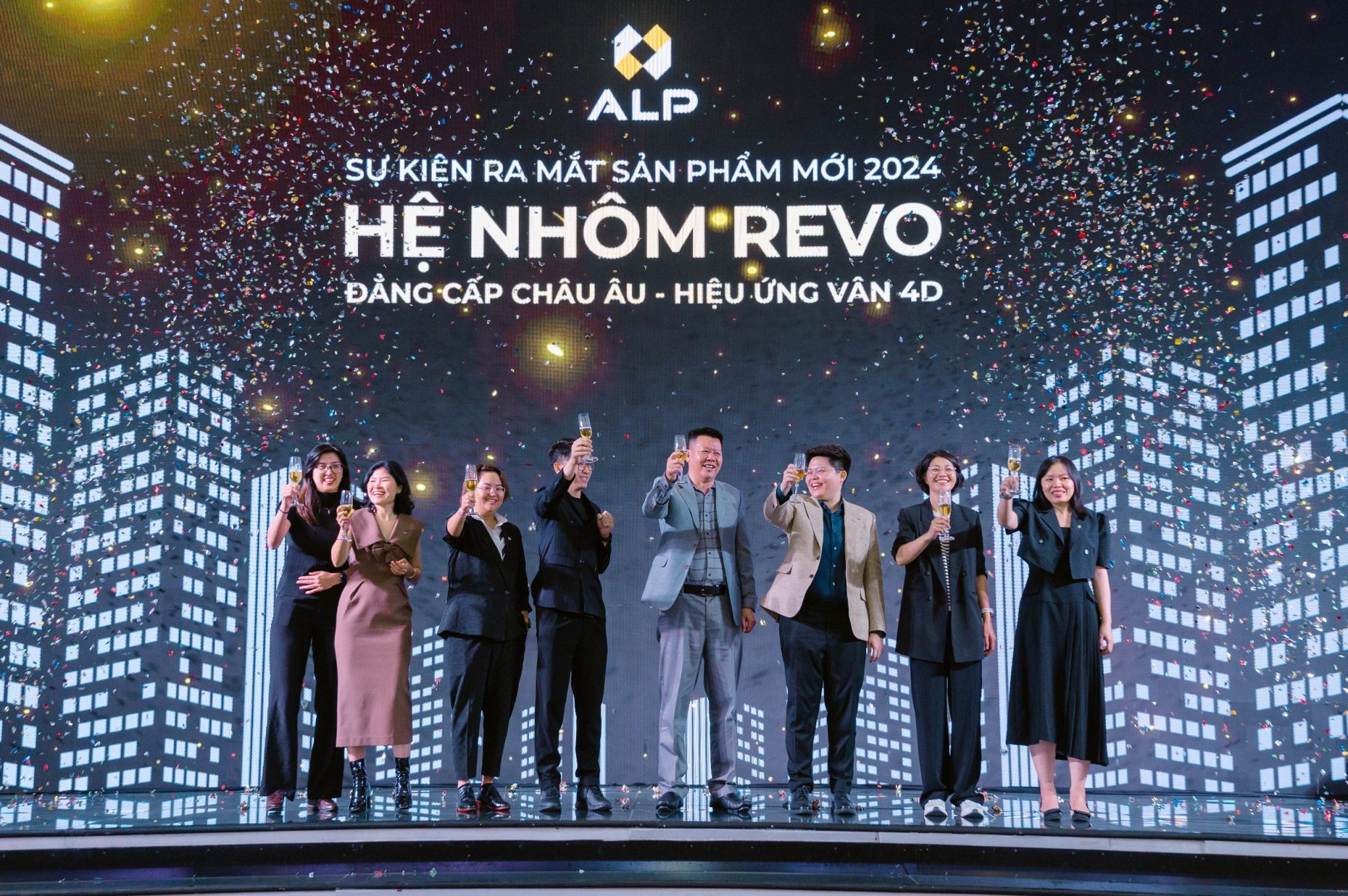 Sự kiện ra mắt hệ sản phẩm mới nhôm REVO của Công ty An Lập Phát